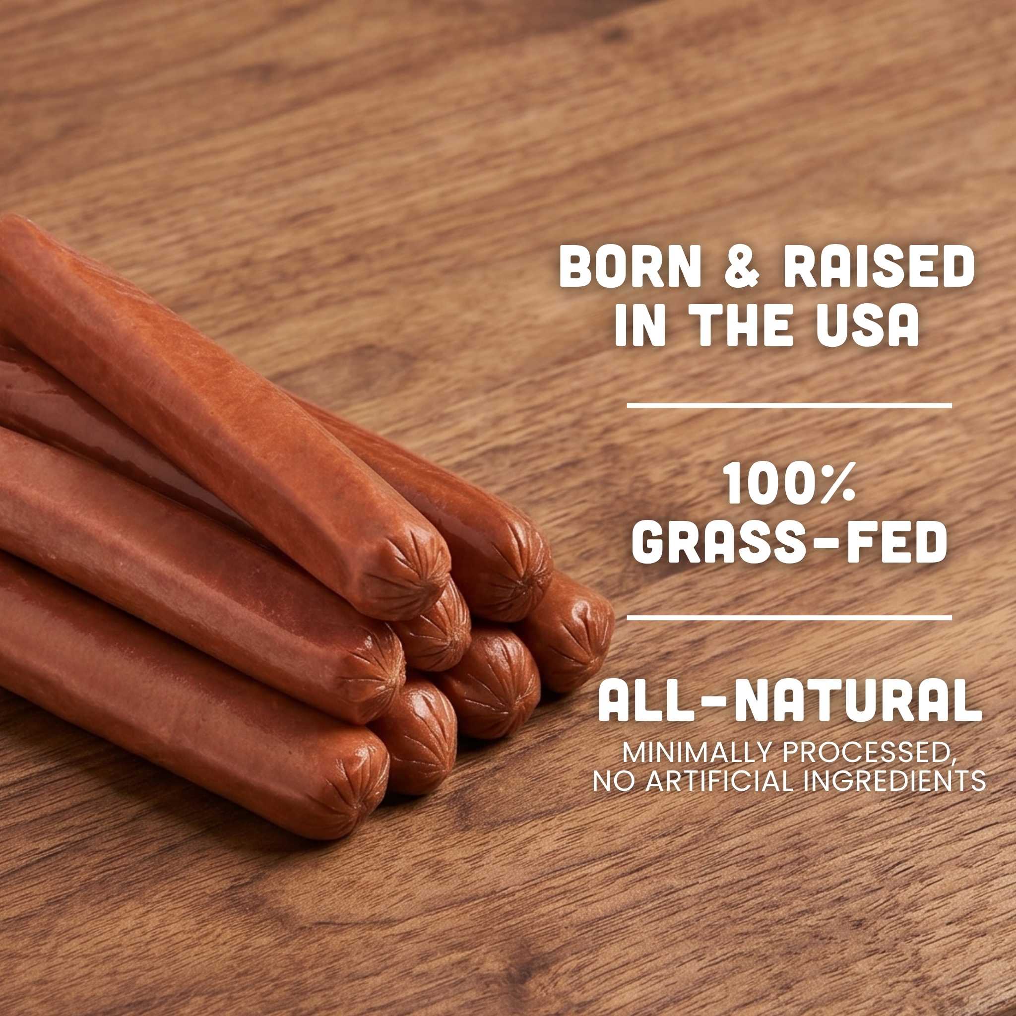 Grass-Fed Beef Hot Dogs